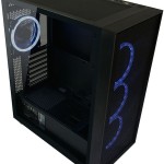 LC-Power Gaming Wanderer X Midi Tower Κουτί Υπολογιστή με Πλαϊνό Παράθυρο και RGB Φωτισμό Μαύρο