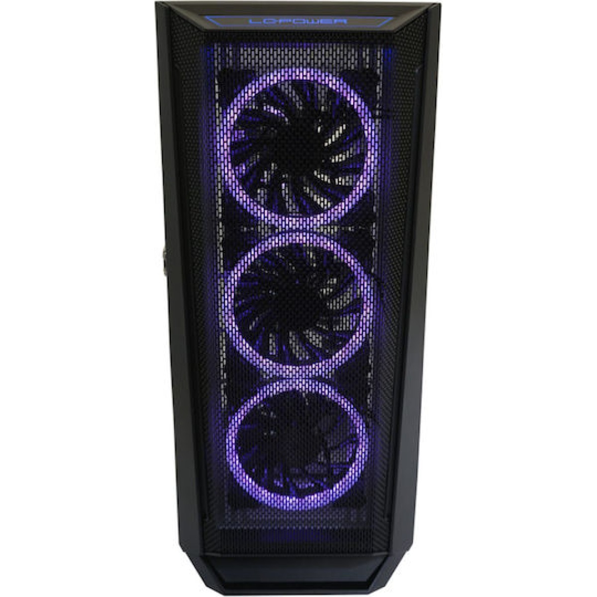 LC-Power 805BW Holo-1_X Gaming Midi Tower Κουτί Υπολογιστή με Πλαϊνό Παράθυρο Λευκό