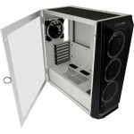 LC-Power 805BW Holo-1_X Gaming Midi Tower Κουτί Υπολογιστή με Πλαϊνό Παράθυρο Λευκό