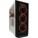 LC-Power 805BW Holo-1_X Gaming Midi Tower Κουτί Υπολογιστή με Πλαϊνό Παράθυρο Λευκό