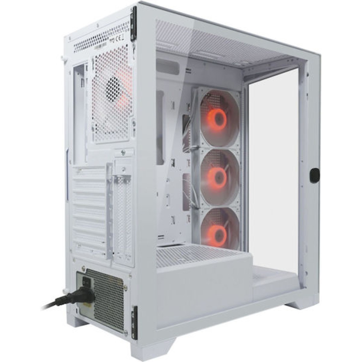 LC-Power Gaming 806W - Crosswind_X Midi Tower Κουτί Υπολογιστή με Πλαϊνό Παράθυρο Λευκό