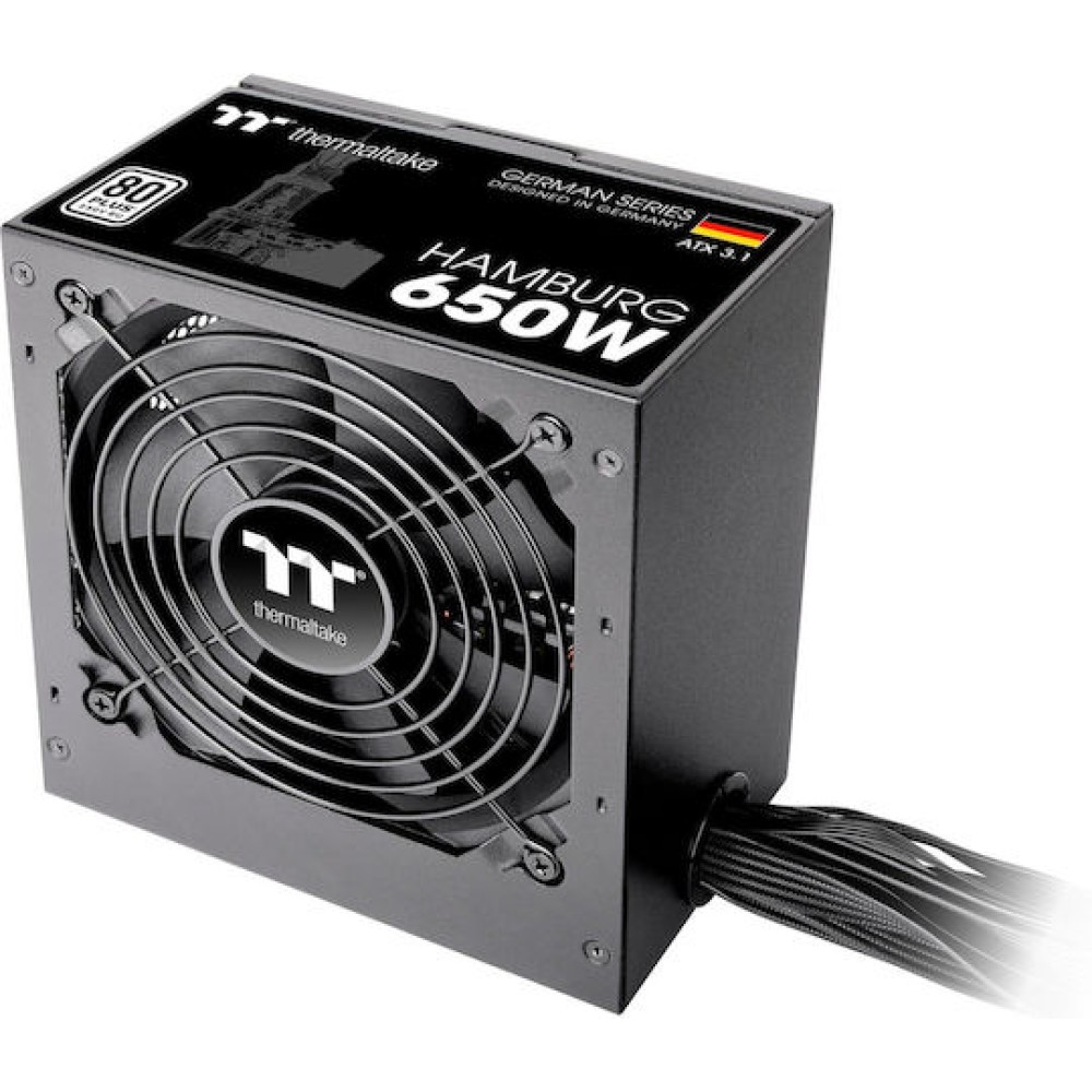 Thermaltake Hamburg 650W Μαύρο Τροφοδοτικό Υπολογιστή Full Wired