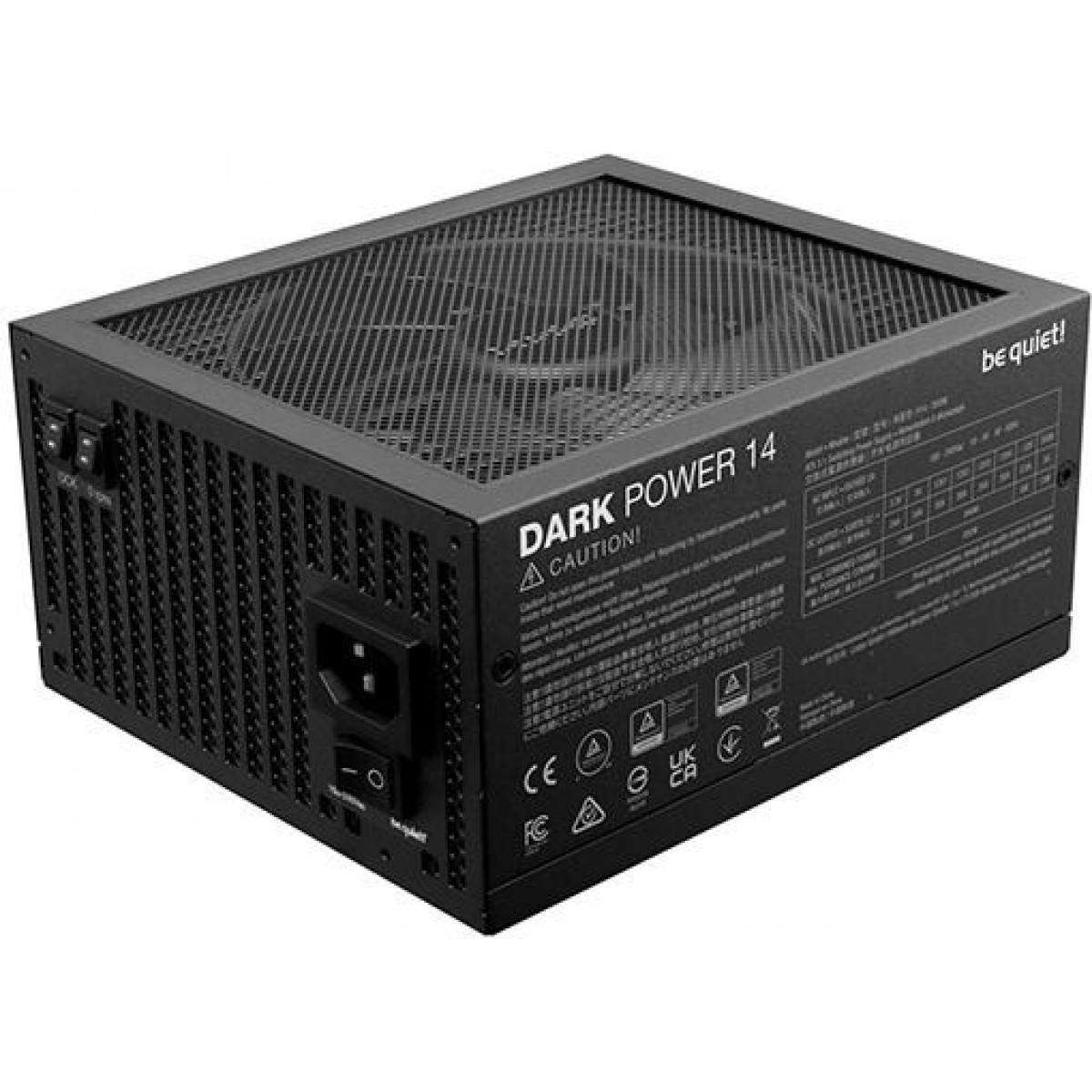 Be Quiet Dark Power 14 850W Μαύρο Τροφοδοτικό Υπολογιστή Full Modular 80 Plus Titanium