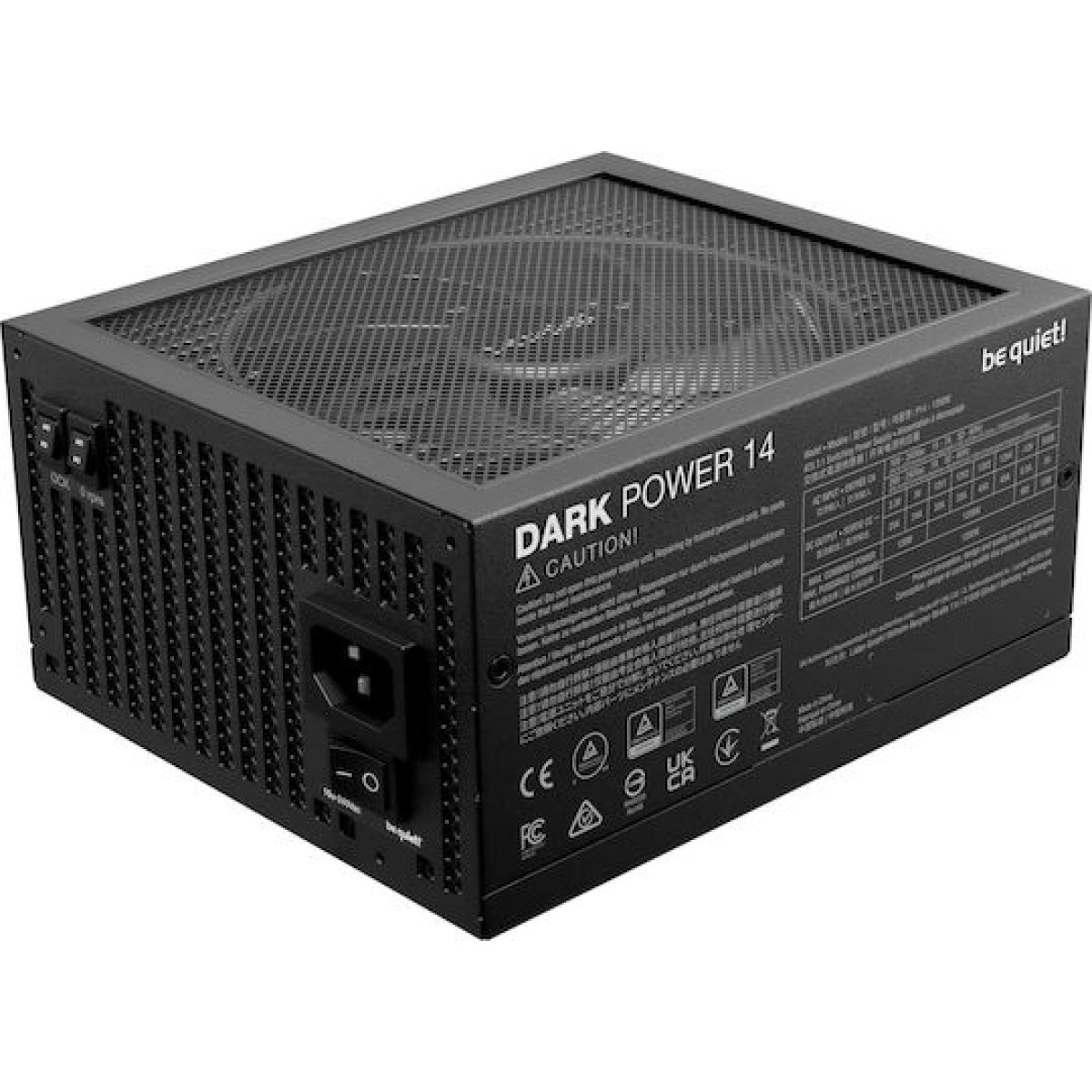 Be Quiet PC 100 1200W Μαύρο Τροφοδοτικό Υπολογιστή Full Modular