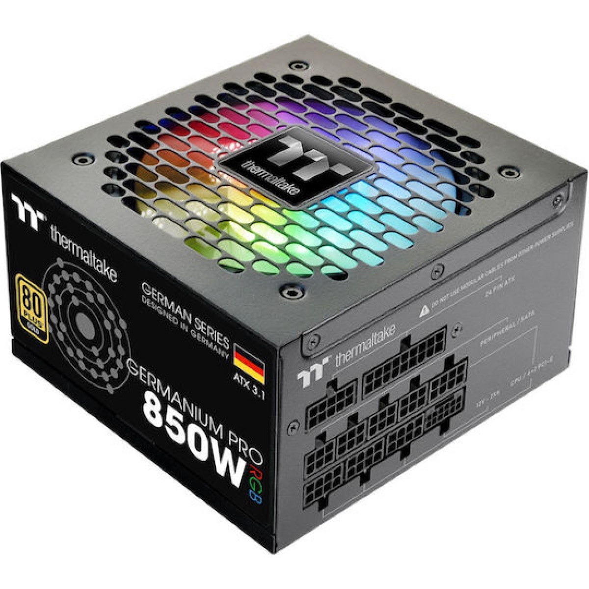 Thermaltake Germanium Pro RGB 850W Μαύρο Τροφοδοτικό Υπολογιστή Full Modular 80 Plus Gold