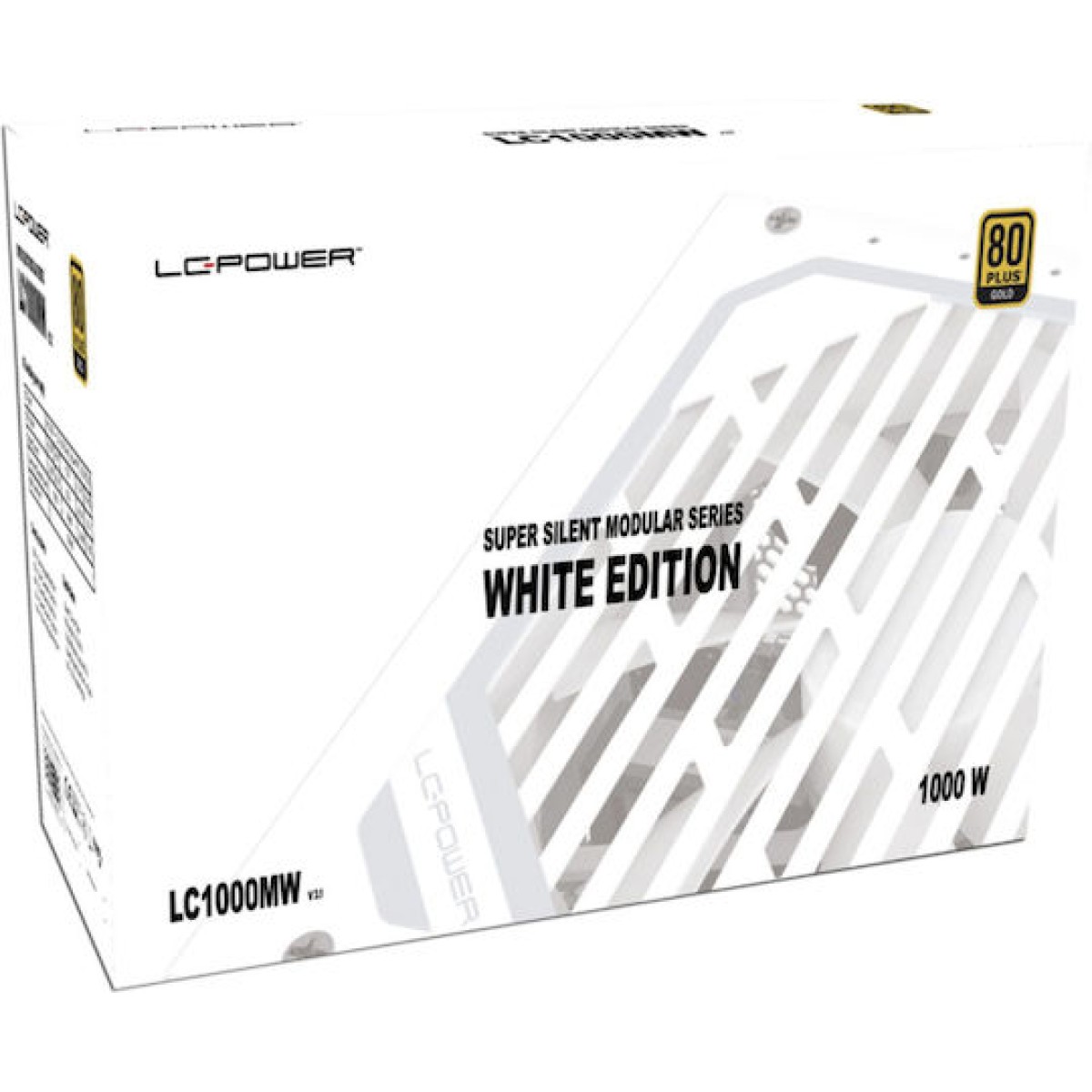 LC-Power LC1000MW rev. 3.1 1000W Λευκό Τροφοδοτικό Υπολογιστή Full Modular 80 Plus Gold