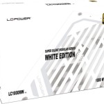 LC-Power LC1000MW rev. 3.1 1000W Λευκό Τροφοδοτικό Υπολογιστή Full Modular 80 Plus Gold