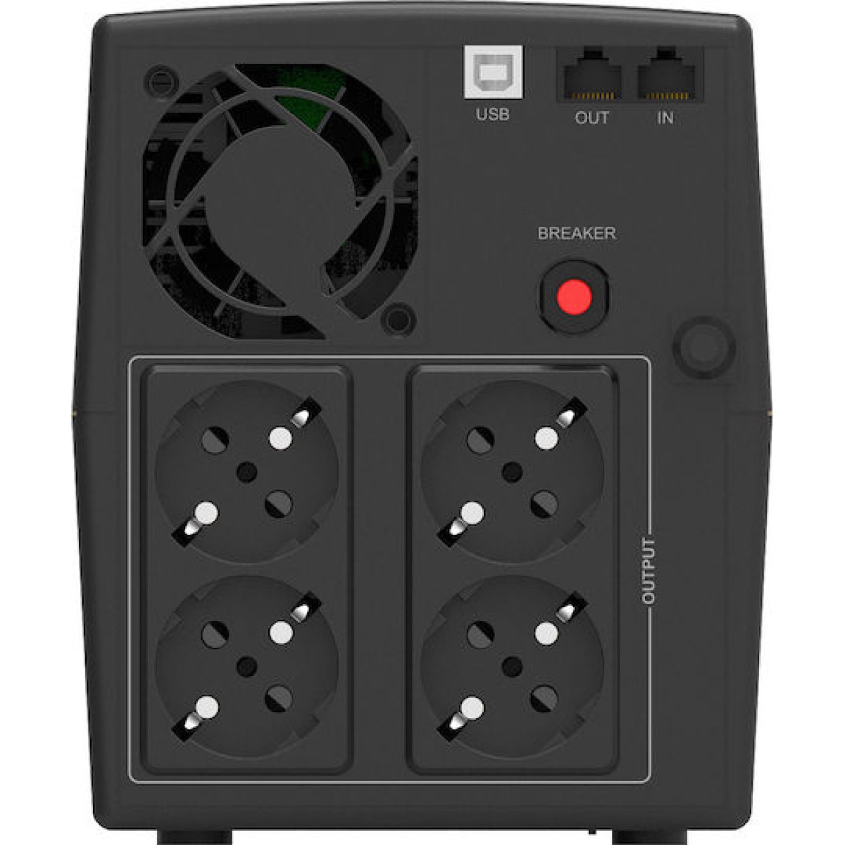 Powerwalker Basic VI 1500 STL UPS Line-Interactive 1500VA 900W με 4 Schuko Πρίζες