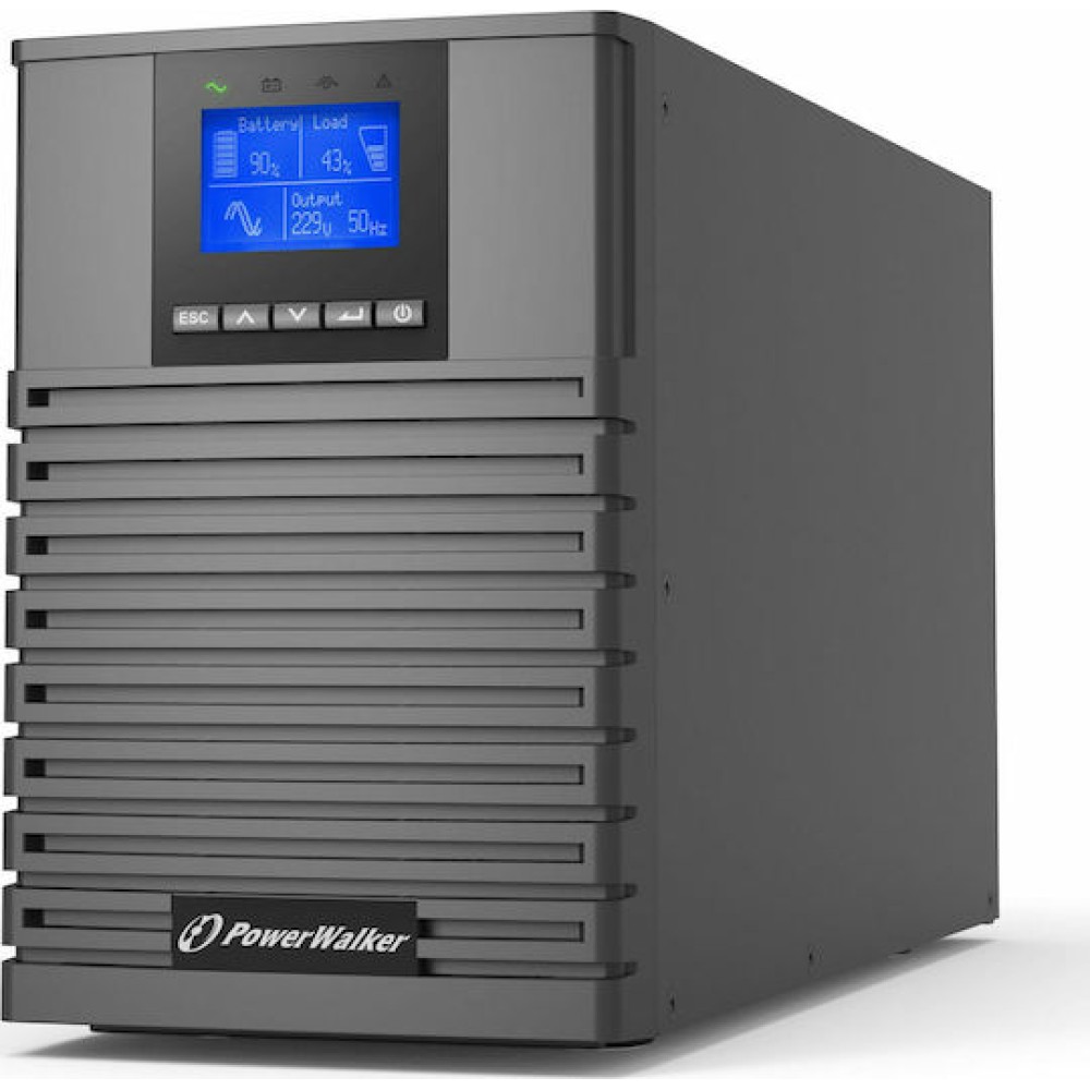 Powerwalker VFI 1500 ICT IoT UPS On-Line 1500VA 1500W με 4 IEC Πρίζες