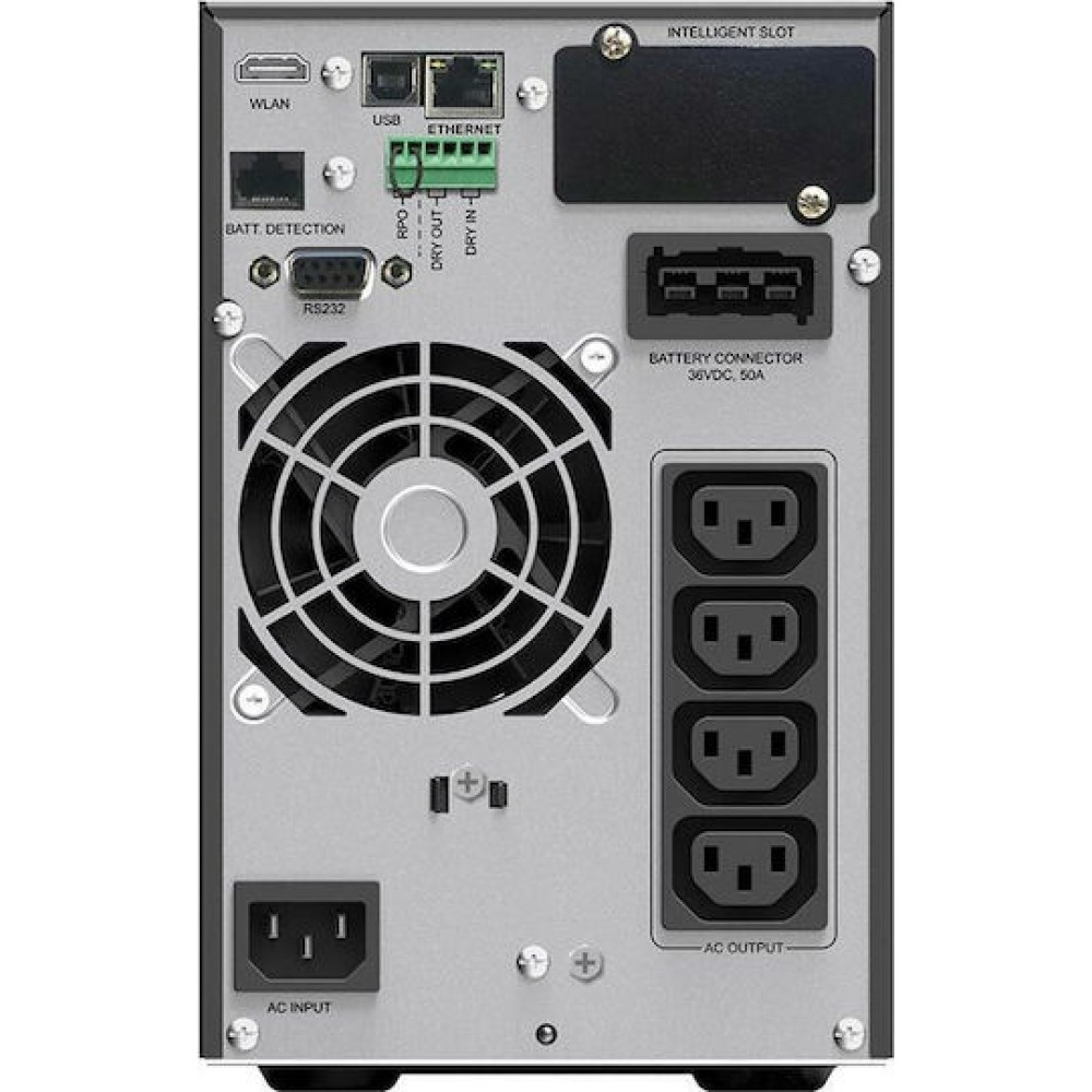 Powerwalker VFI 1500 ICT IoT UPS On-Line 1500VA 1500W με 4 IEC Πρίζες