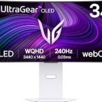 LG 34GX90SA-W Ultrawide OLED HDR Curved Monitor 34
