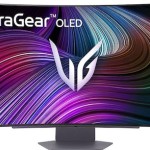 LG UltraGear 45GX90SA-B Ultrawide OLED HDR Curved Monitor 45