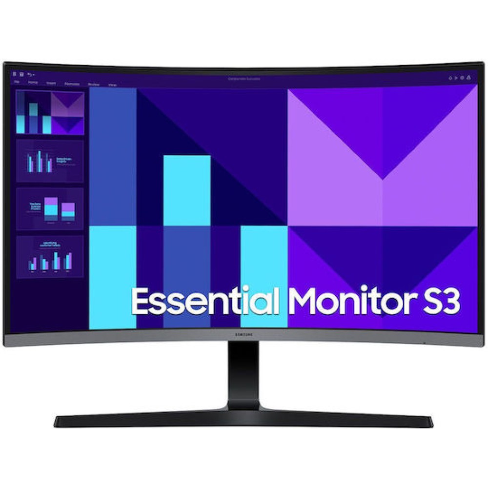 Samsung Essential Monitor S3 S39GD VA HDR Curved Monitor 32
