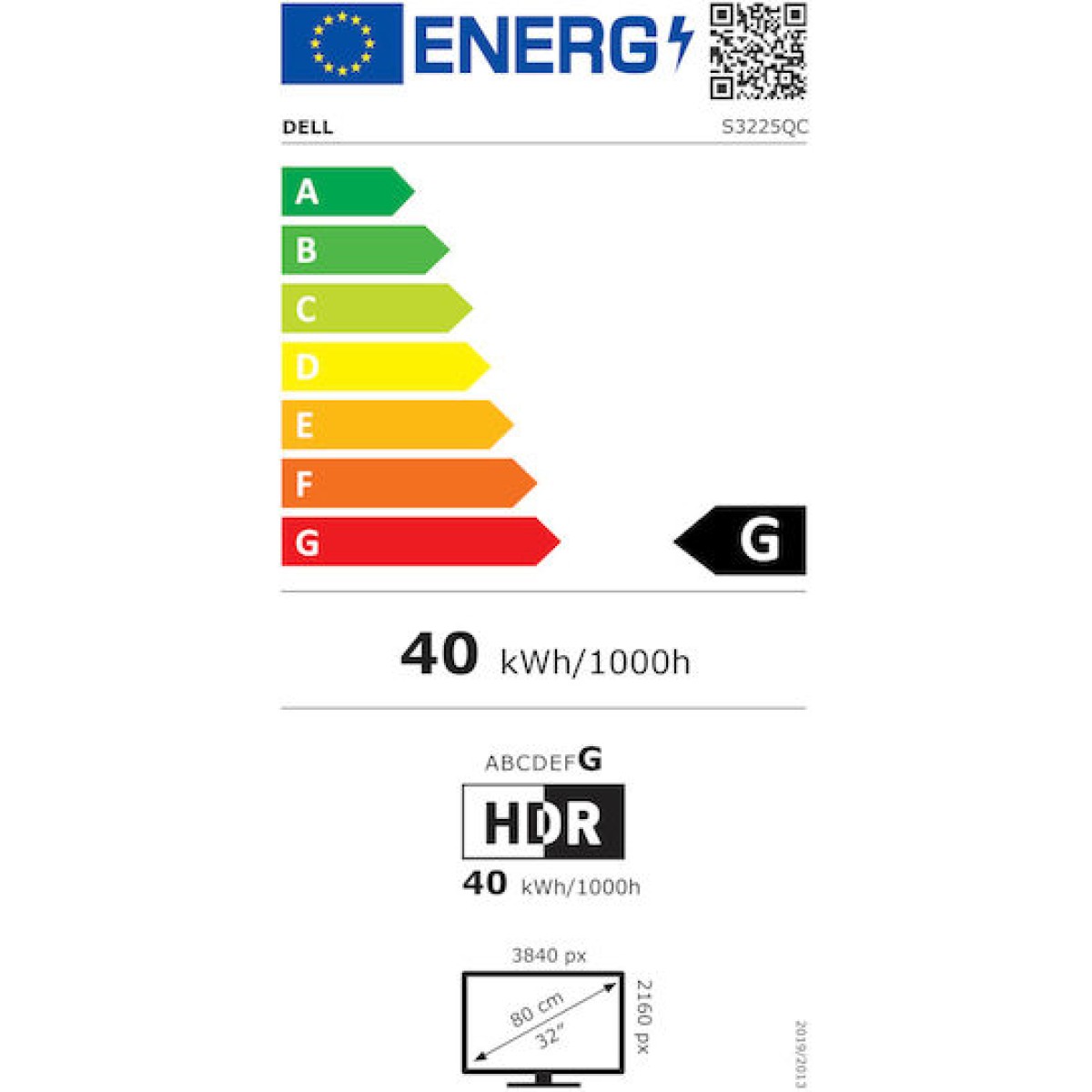 Dell S3225QC QD-OLED HDR Monitor 31.6