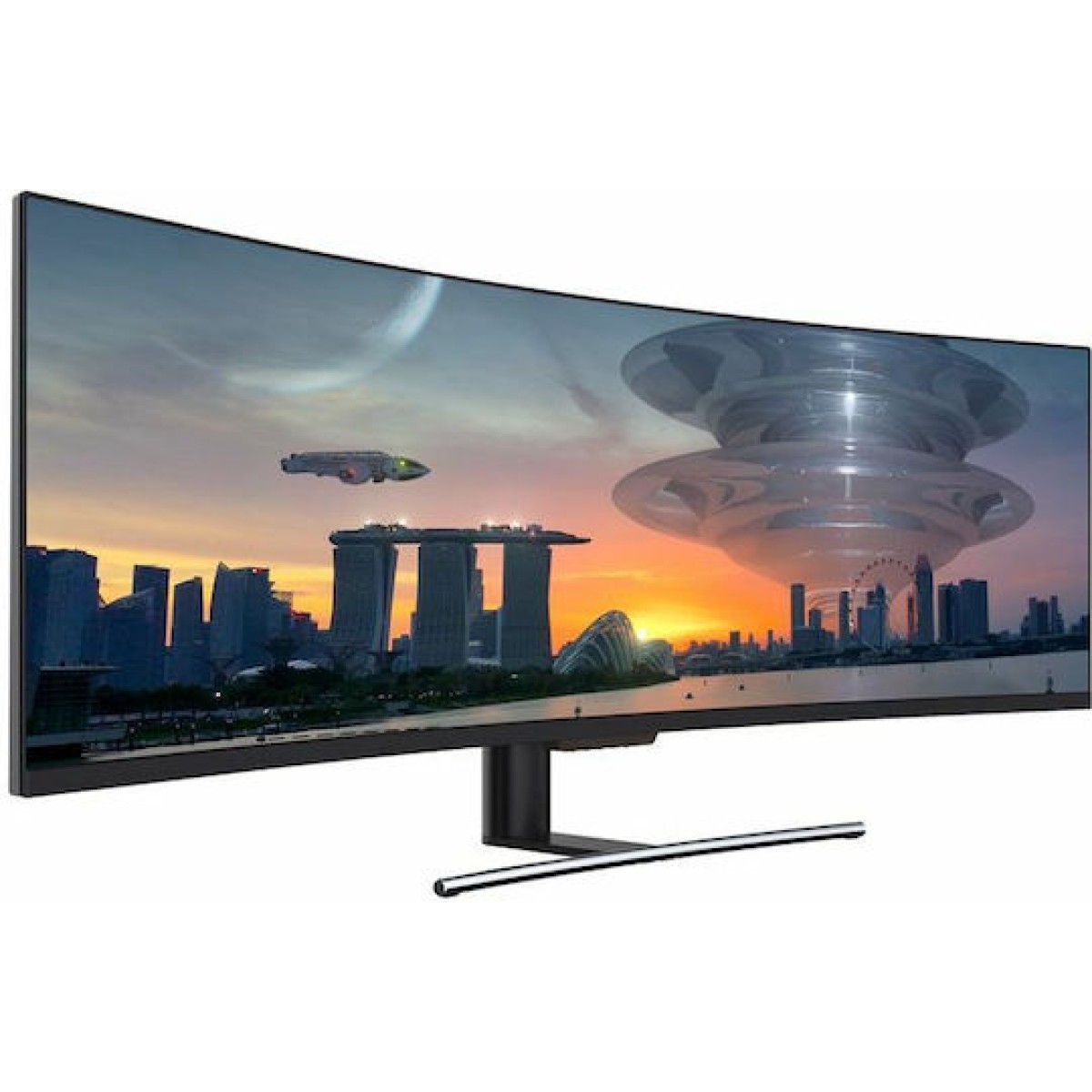 LC-Power LC-M49-DFHD-144-C-Q Ultrawide VA HDR Curved Monitor 49