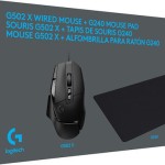 Logitech G502 X Gaming Ποντίκι 25600 DPI & G240 Mouse Pad Μαύρο