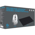 Logitech G502 X Gaming Ποντίκι 25600 DPI & G240 Mouse Pad Λευκό