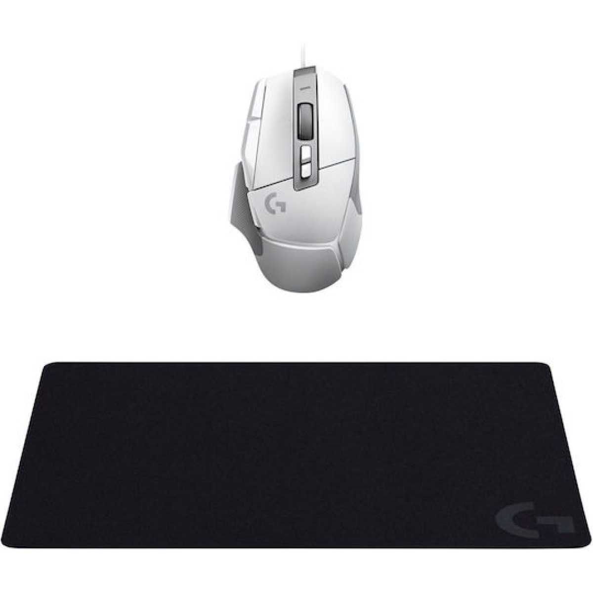 Logitech G502 X Gaming Ποντίκι 25600 DPI & G240 Mouse Pad Λευκό