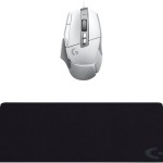 Logitech G502 X Gaming Ποντίκι 25600 DPI & G240 Mouse Pad Λευκό