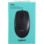 Logitech M90 Ενσύρματο Ποντίκι Μαύρο