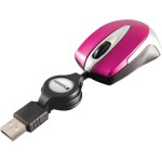 Verbatim Go Mini Ενσύρματο Mini Ποντίκι Hot Pink