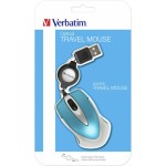 Verbatim Go Mini Ενσύρματο Mini Ποντίκι Caribbean Blue