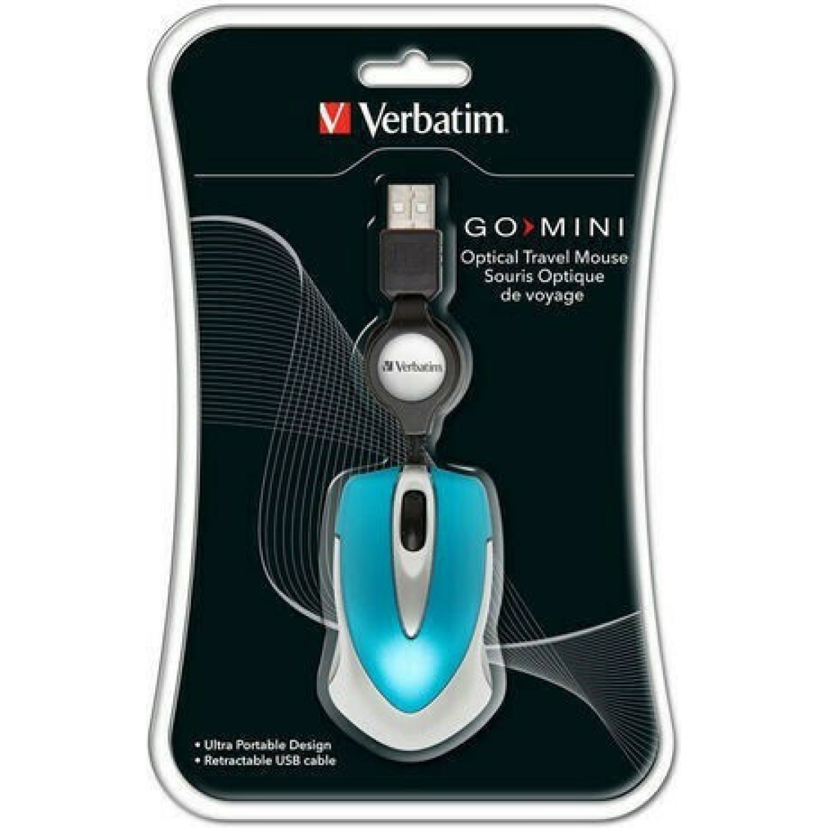 Verbatim Go Mini Ενσύρματο Mini Ποντίκι Caribbean Blue