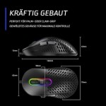 Mountain Makalu 67 RGB Gaming Ποντίκι 19000 DPI Μαύρο