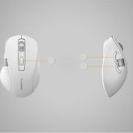 Alogic Apex Ασύρματο Bluetooth Ποντίκι Λευκό