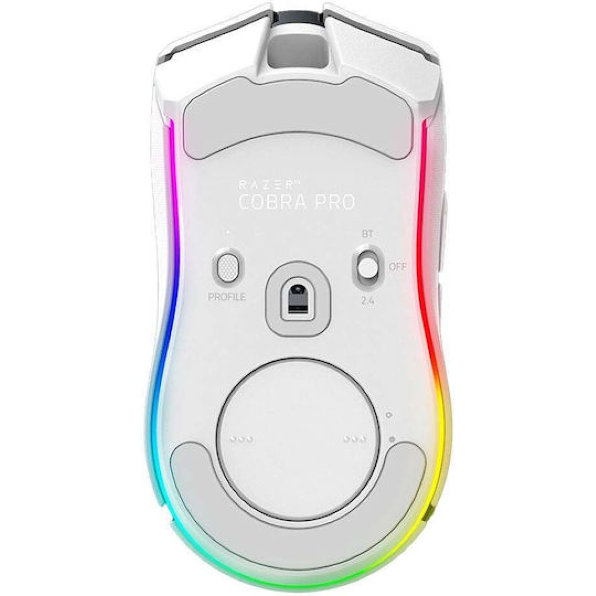 Razer Cobra Pro Ασύρματο RGB Gaming Ποντίκι 30000 DPI Λευκό