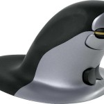 Fellowes Penguin RF Medium Ασύρματο Εργονομικό Vertical Ποντίκι Γκρι