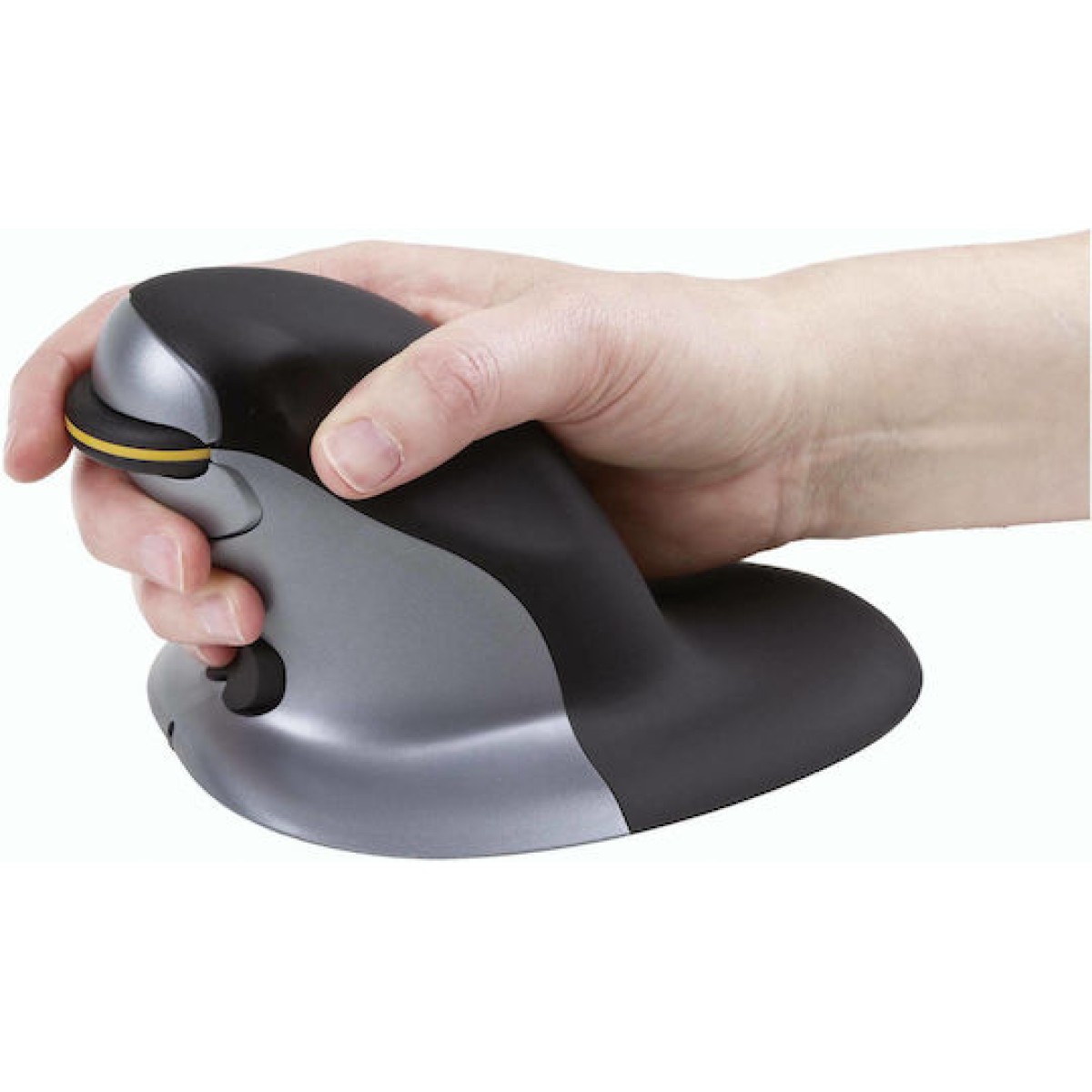 Fellowes Penguin RF Medium Ασύρματο Εργονομικό Vertical Ποντίκι Γκρι