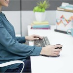 Fellowes Penguin RF Medium Ασύρματο Εργονομικό Vertical Ποντίκι Γκρι