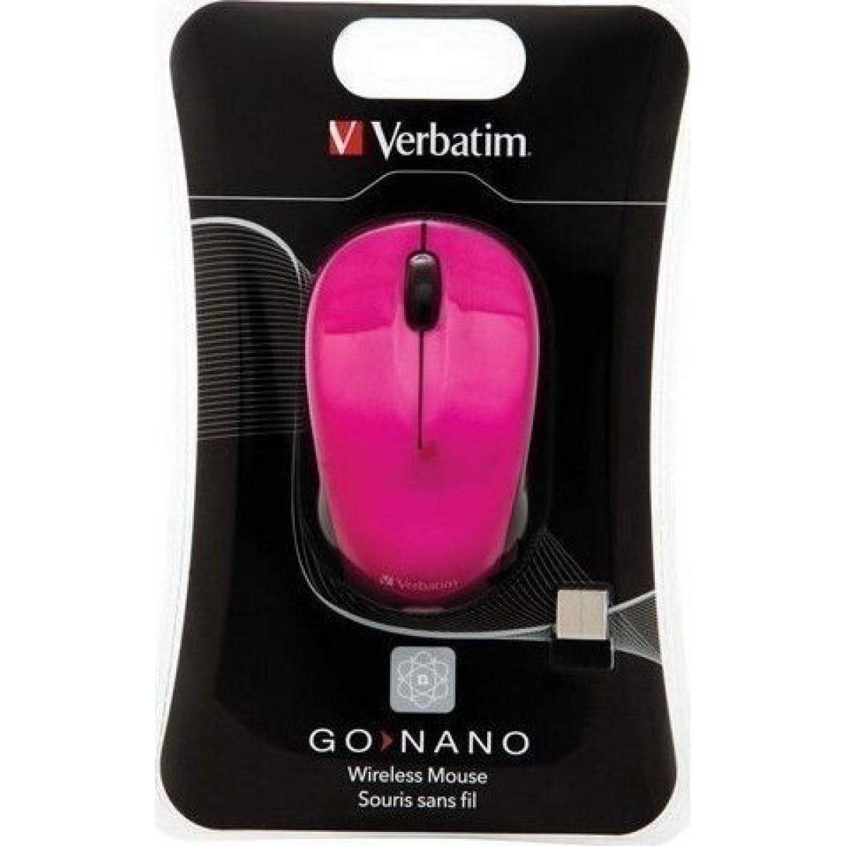 Verbatim Go Nano Ασύρματο Mini Ποντίκι Φούξια