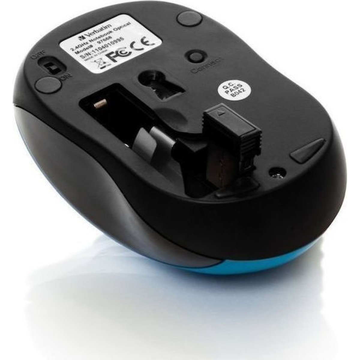 Verbatim Go Nano Ασύρματο Mini Ποντίκι Μπλε