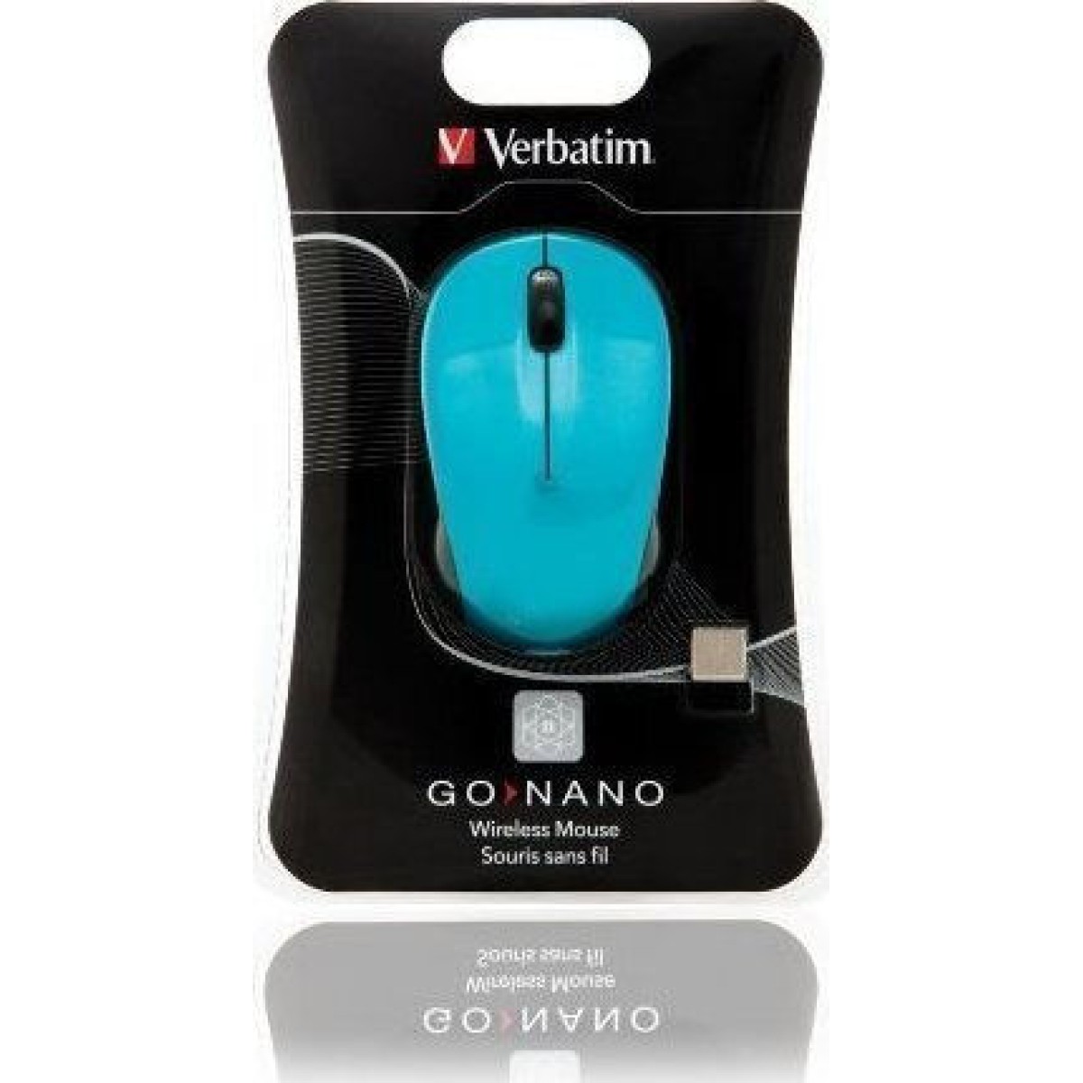 Verbatim Go Nano Ασύρματο Mini Ποντίκι Μπλε