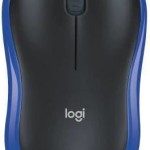 Logitech M185 Ασύρματο Mini Ποντίκι Μπλε