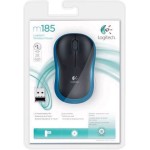 Logitech M185 Ασύρματο Mini Ποντίκι Μπλε