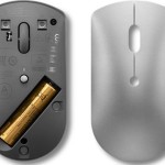 Lenovo 600 Bluetooth Silent Mouse Ασύρματο Ποντίκι Ασημί