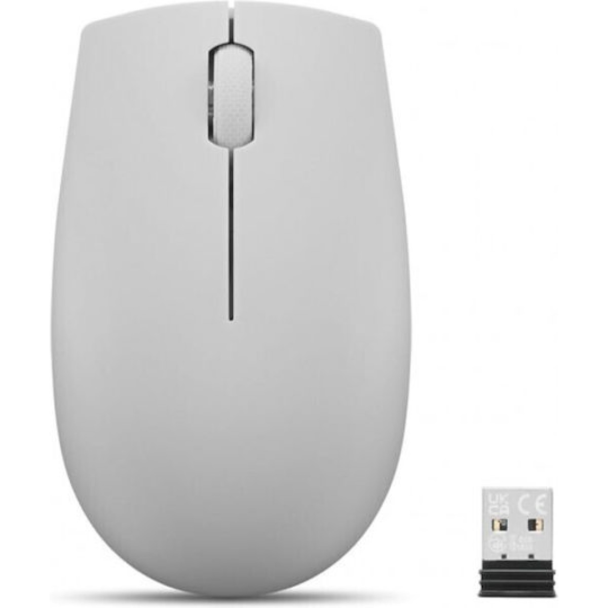 Lenovo 300 Wireless Compact Mouse Ασύρματο Mini Ποντίκι Cloud Grey