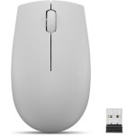 Lenovo 300 Wireless Compact Mouse Ασύρματο Mini Ποντίκι Cloud Grey