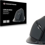 Conceptronic LORCAN03B Ασύρματο Εργονομικό Bluetooth Ποντίκι Μαύρο