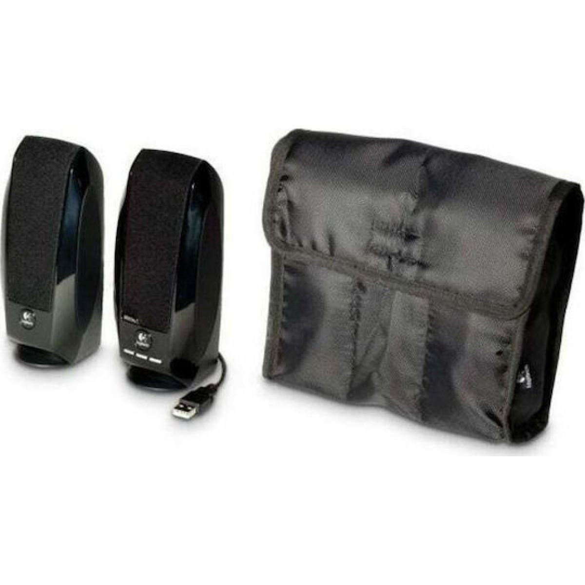 Logitech S150 Ηχεία Υπολογιστή 2.0 με Ισχύ 1.2W σε Μαύρο Χρώμα