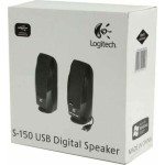 Logitech S150 Ηχεία Υπολογιστή 2.0 με Ισχύ 1.2W σε Μαύρο Χρώμα
