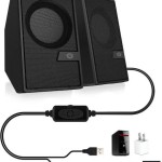 Conceptronic BJORN Ηχεία Υπολογιστή 2.0 με Bluetooth και Ισχύ 6W Μαύρα