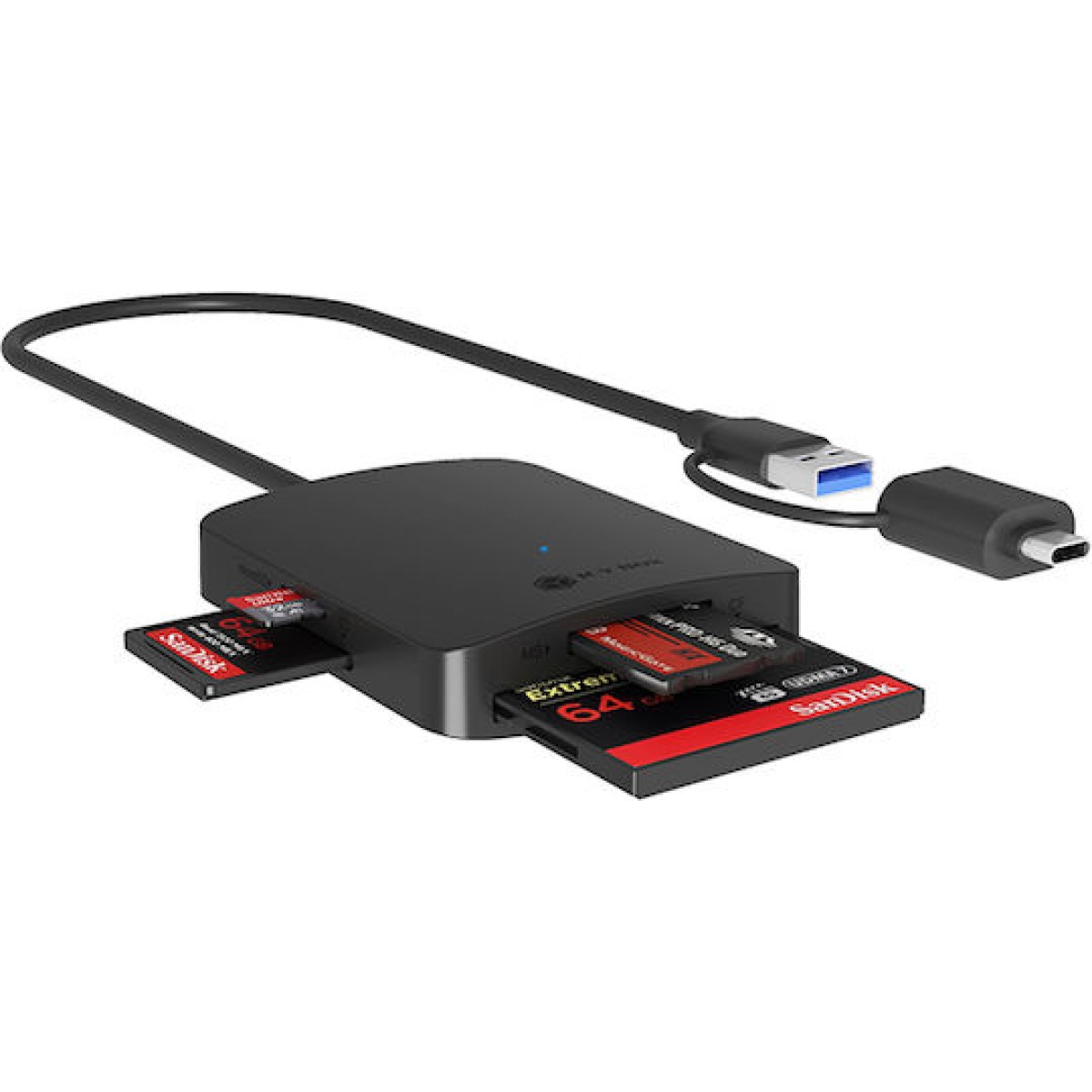 Icy Box Card Reader USB 3.2 για SD/microSD