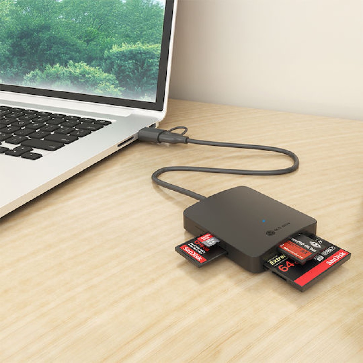 Icy Box Card Reader USB 3.2 για SD/microSD