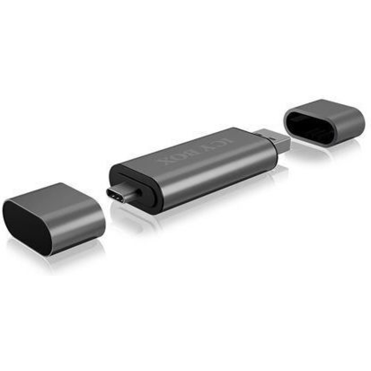 Icy Box Card Reader USB 3.0 micro USB Type-C για SD/microSD