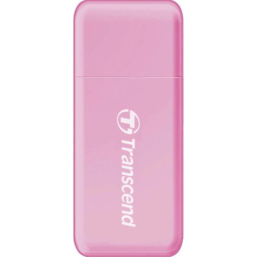 Transcend RDF5 Card Reader USB 3.0 για SD/microSD Ροζ