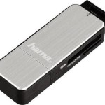 HAMA Card Reader USB 3.0 για SD/microSD Γκρι